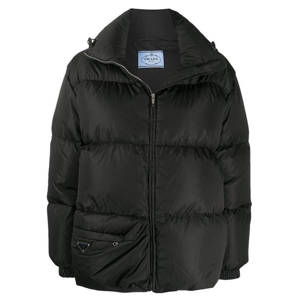 Prada Oversized Down Feather Puffer Coat